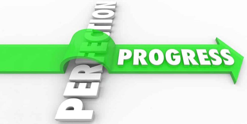 Performing to Show Progress, Not Perfection